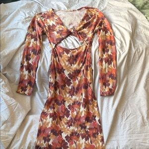 Autumnal Long Sleeve Dress